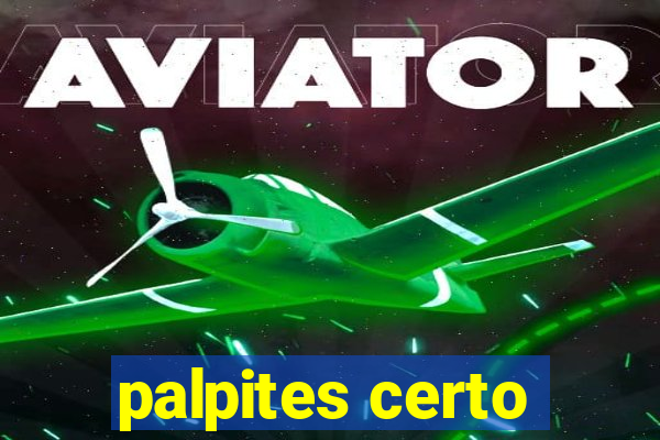 palpites certo